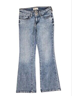BKE Denim Stella Bootcut Slim Fit Low Rise Women's 28 X 30 Blue Jeans ABK9208S